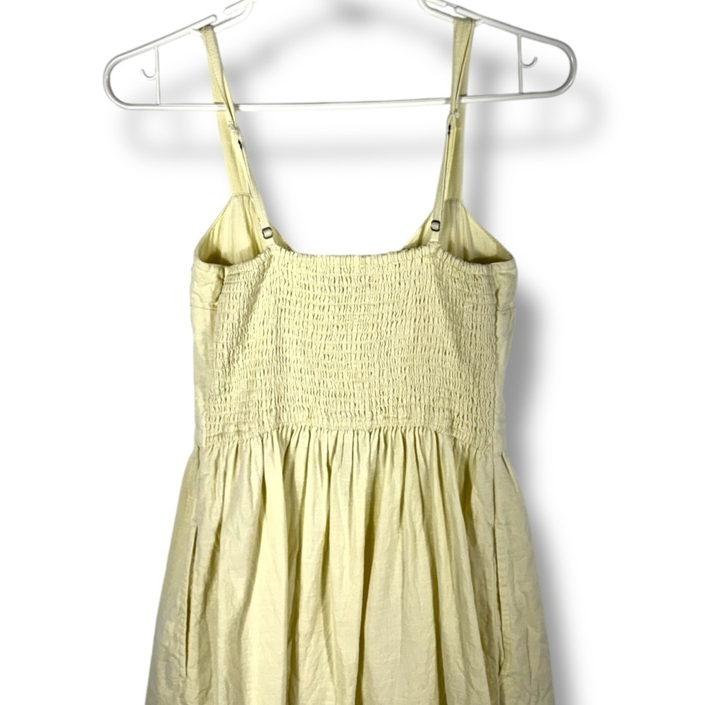 4 for $40 SALE! Abercrombie & Fitch Knot-Front Dress, Pale Yellow, Size Small - Picture 13 of 14